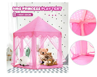 Thumbnail for Pink castle play tent folded for storage