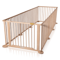 Thumbnail for Baby Playpen Toddler Deluxe Kids Wooden Play Pen 8 Panel