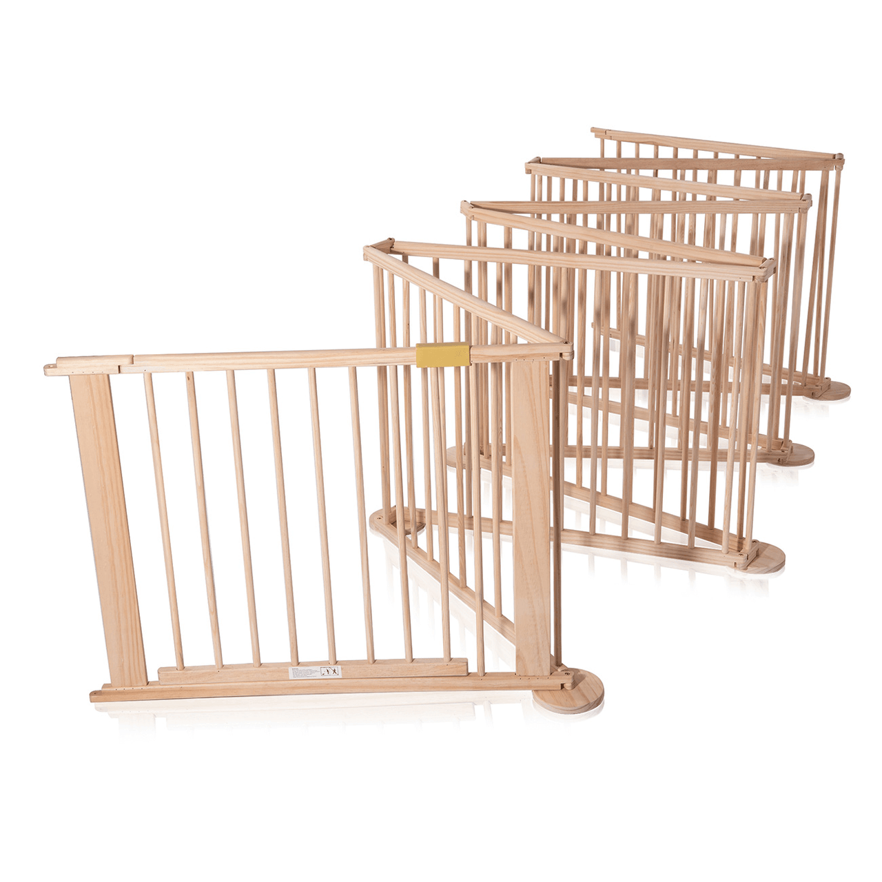 Baby Playpen Toddler Deluxe Kids Wooden Play Pen 8 Panel