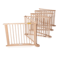 Thumbnail for Baby Playpen Toddler Deluxe Kids Wooden Play Pen 8 Panel