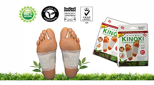 100 Kinoki Detox Foot Pads Patches With Adhesive - The Shopsite