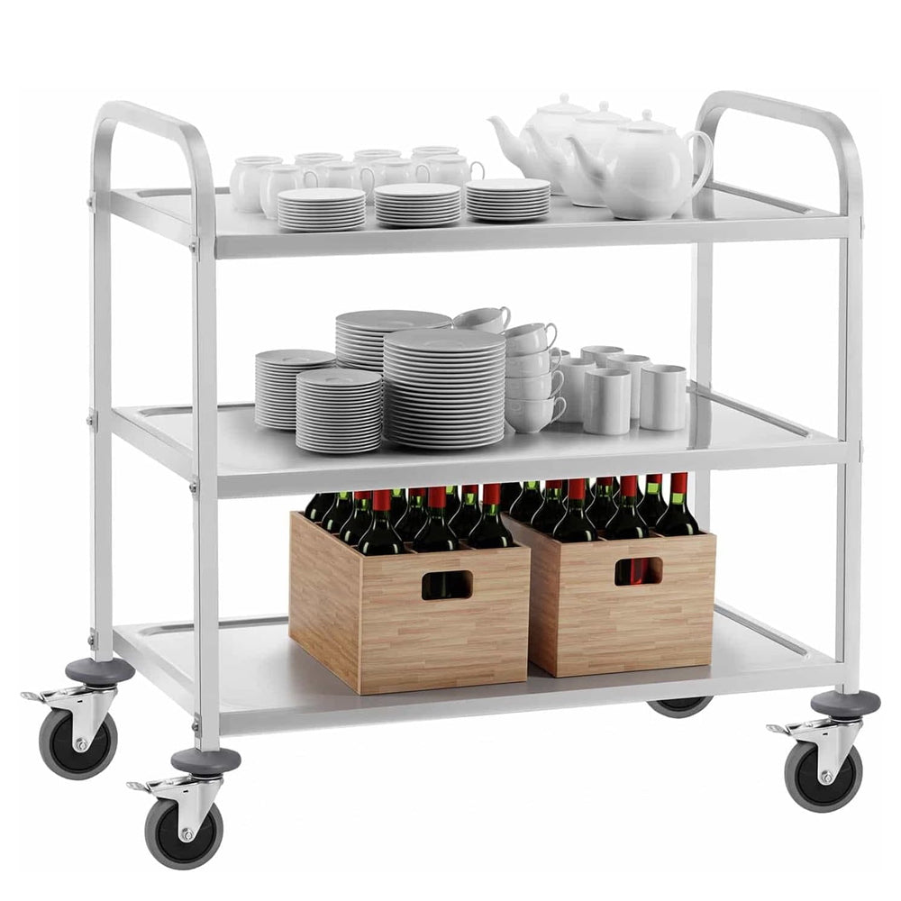 Kitchen trolley compact design for storage