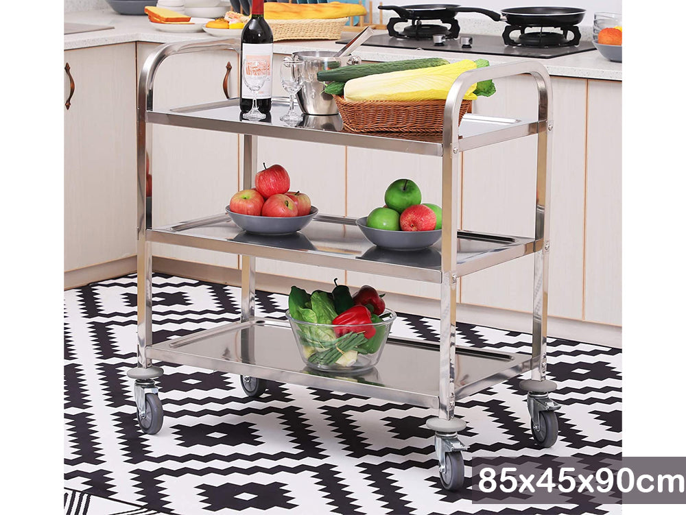 easy clean kitchen trolley