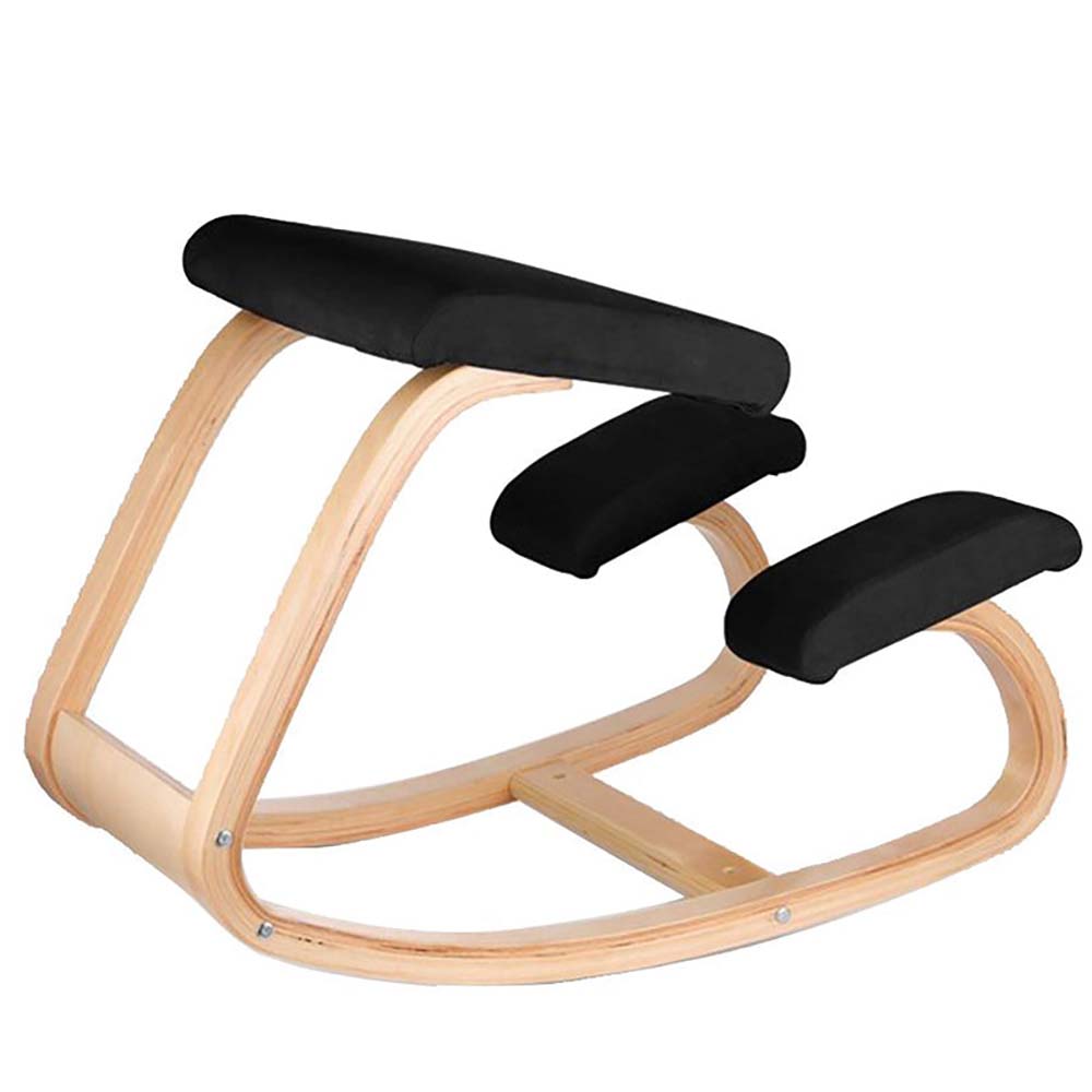 Chair frame showing durable wood construction