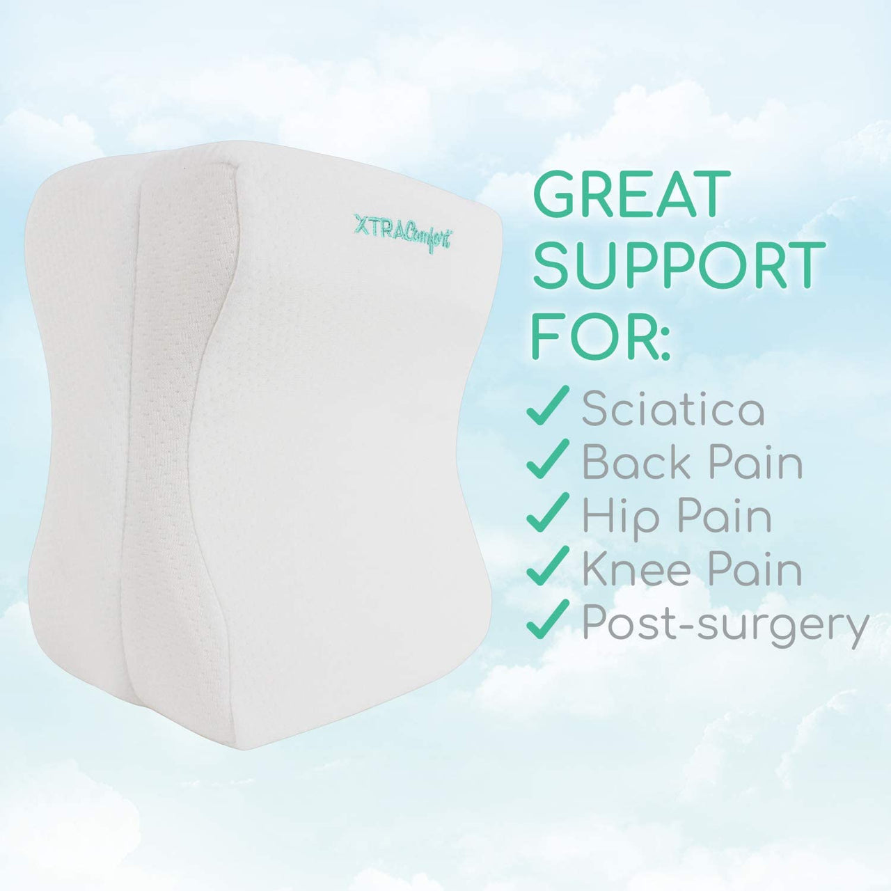 Knee Pillow Body Pillow 2Pcs - The Shopsite