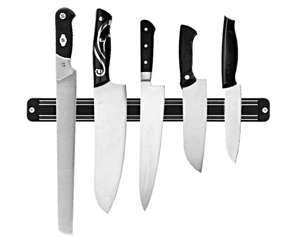 Kitchen rack holding forks and knives securely