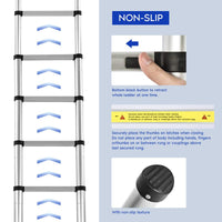 Thumbnail for Telescopic Ladder 2.6m Portable Extension Ladder