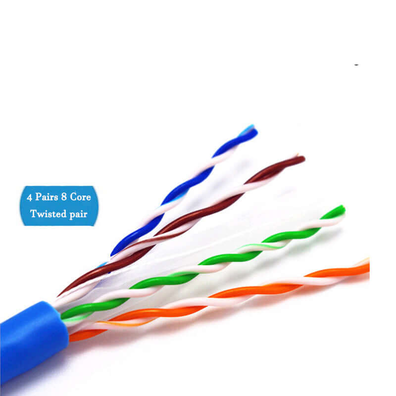 Ethernet cable with gold plated connectors