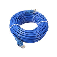Thumbnail for Blue Cat5e cable coiled for storage