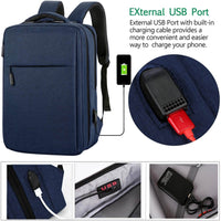 Thumbnail for Laptop Backpack Blue 28cm