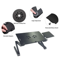 Thumbnail for Adjustable Laptop Table Stand with Cooling Fan