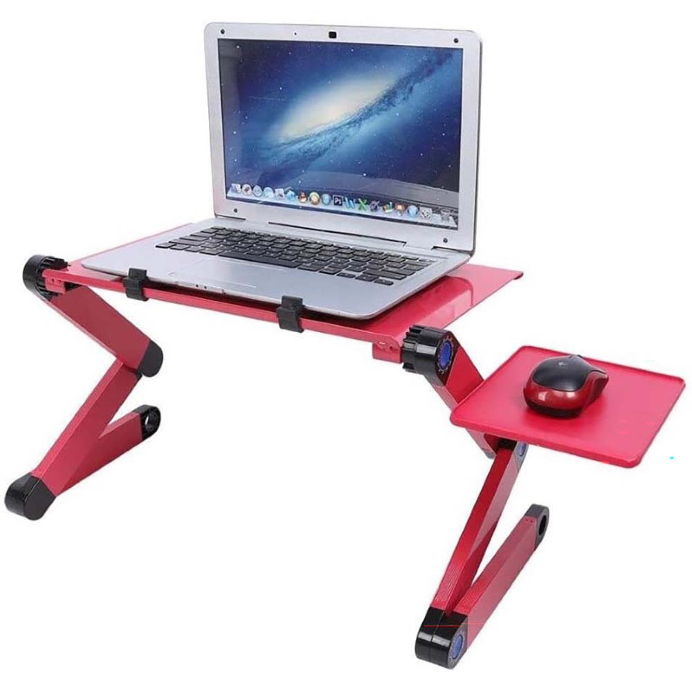 Laptop table desk carrying handle