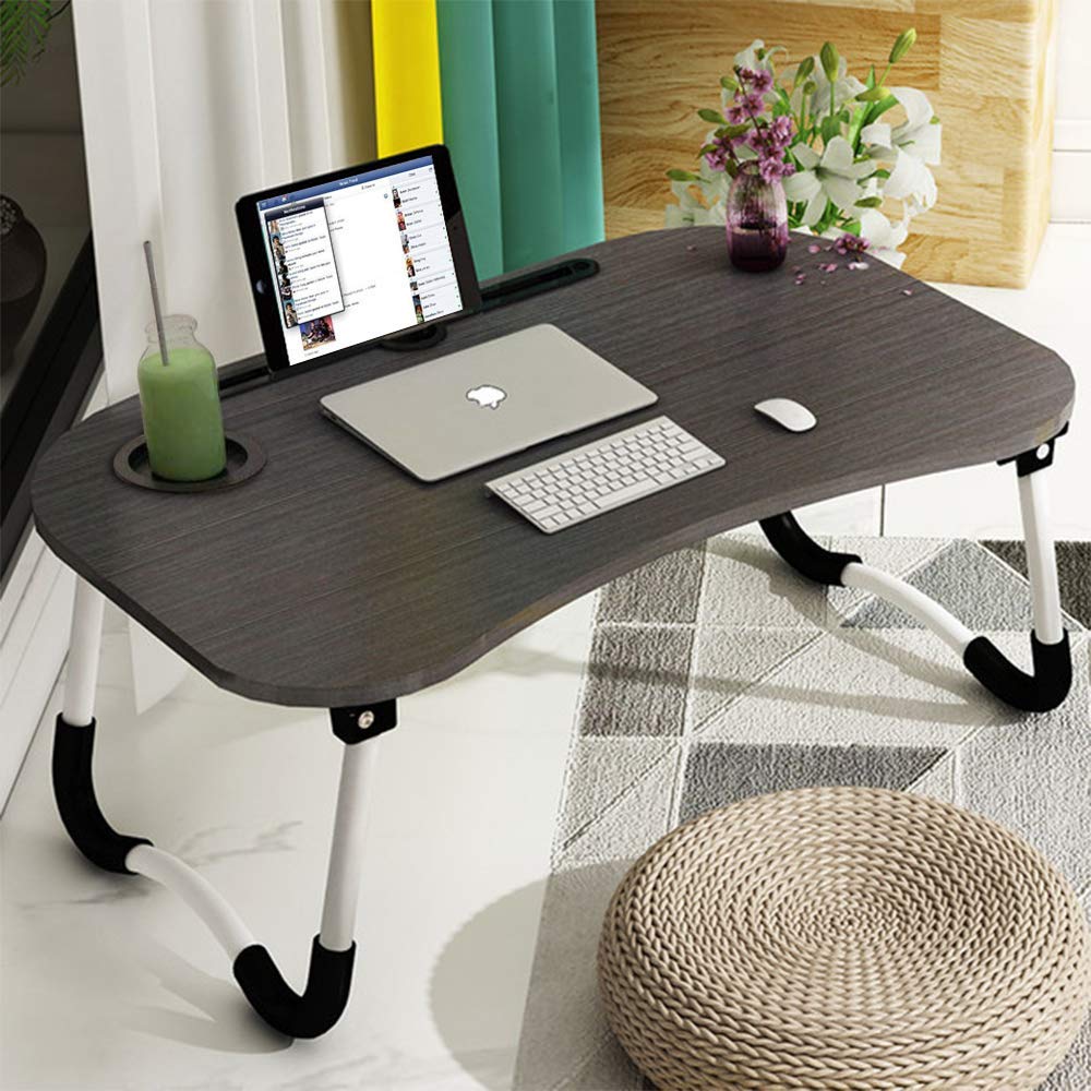 Laptop Table - Laptop Desk Laptop Bed Table Wood - The Shopsite