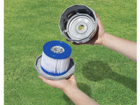 Thumbnail for Two Lay Z Spa filter cartridges side by side