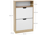 Thumbnail for VASAGLE Shoe Cabinet: Shoe Rack Organizer