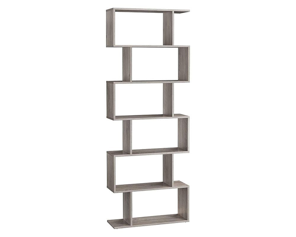 Six rectangular compartments for storage