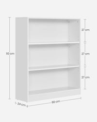 Thumbnail for Bookshelf with adjustable shelf heights