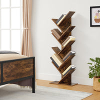 Thumbnail for Bookshelves Display Unit Tree-Shaped - Brown
