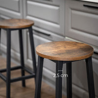Thumbnail for Vasagle Bar Stools 2 Pcs