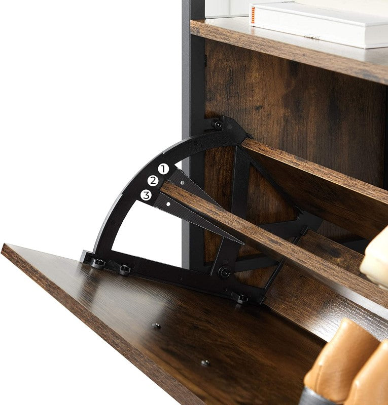 Shoe Rack Storage with 3 Compartments
