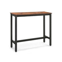 Thumbnail for Industrial Rustic Brown Bar Table - VASAGLE