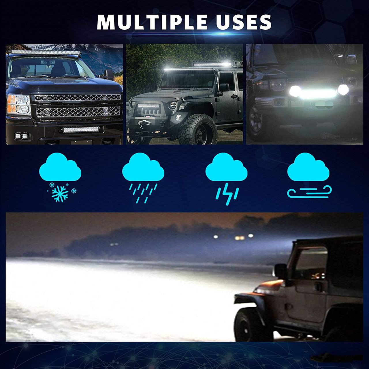 Bright off road lighting