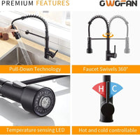 Thumbnail for Side angle showing 360-degree rotation of faucet