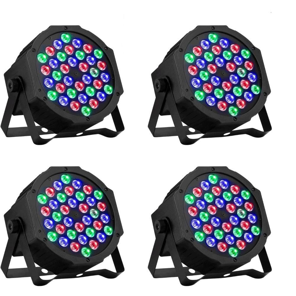 Professional 54 LEDs PAR Light LED Strobe Stage PAR Light 4PCS
