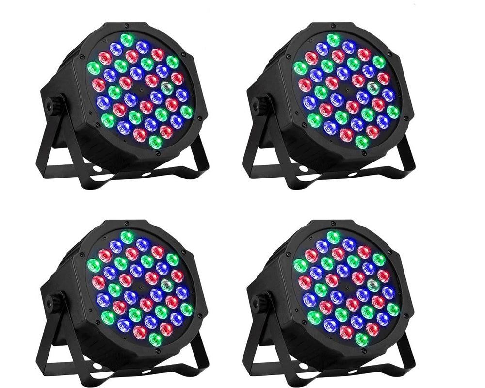 Professional 54 LEDs PAR Light LED Strobe Stage PAR Light 4PCS