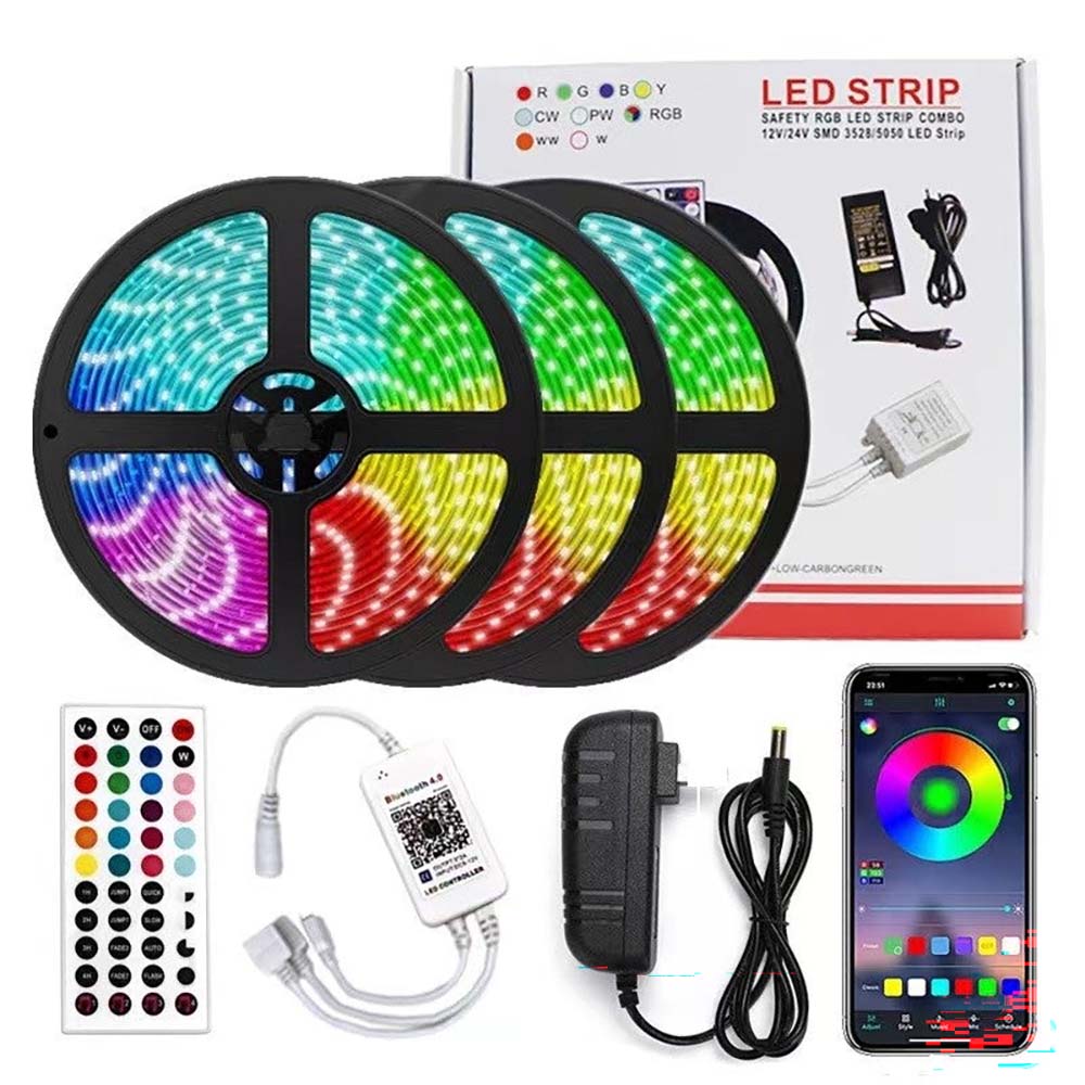 LED strip lights power supply and receiver