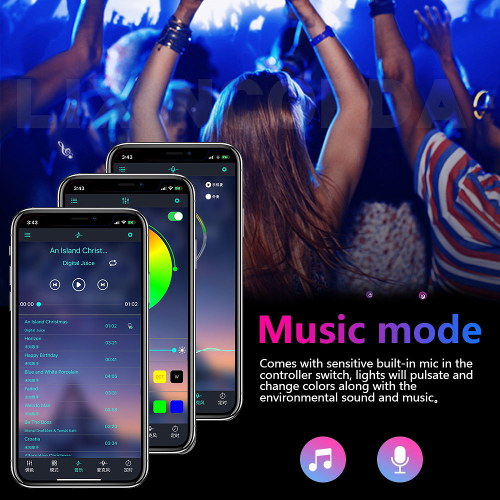 LED Strip Lights 20M 5050RGB 24key Remote - The Shopsite