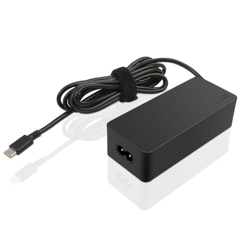 Compact Lenovo power adapter with cable