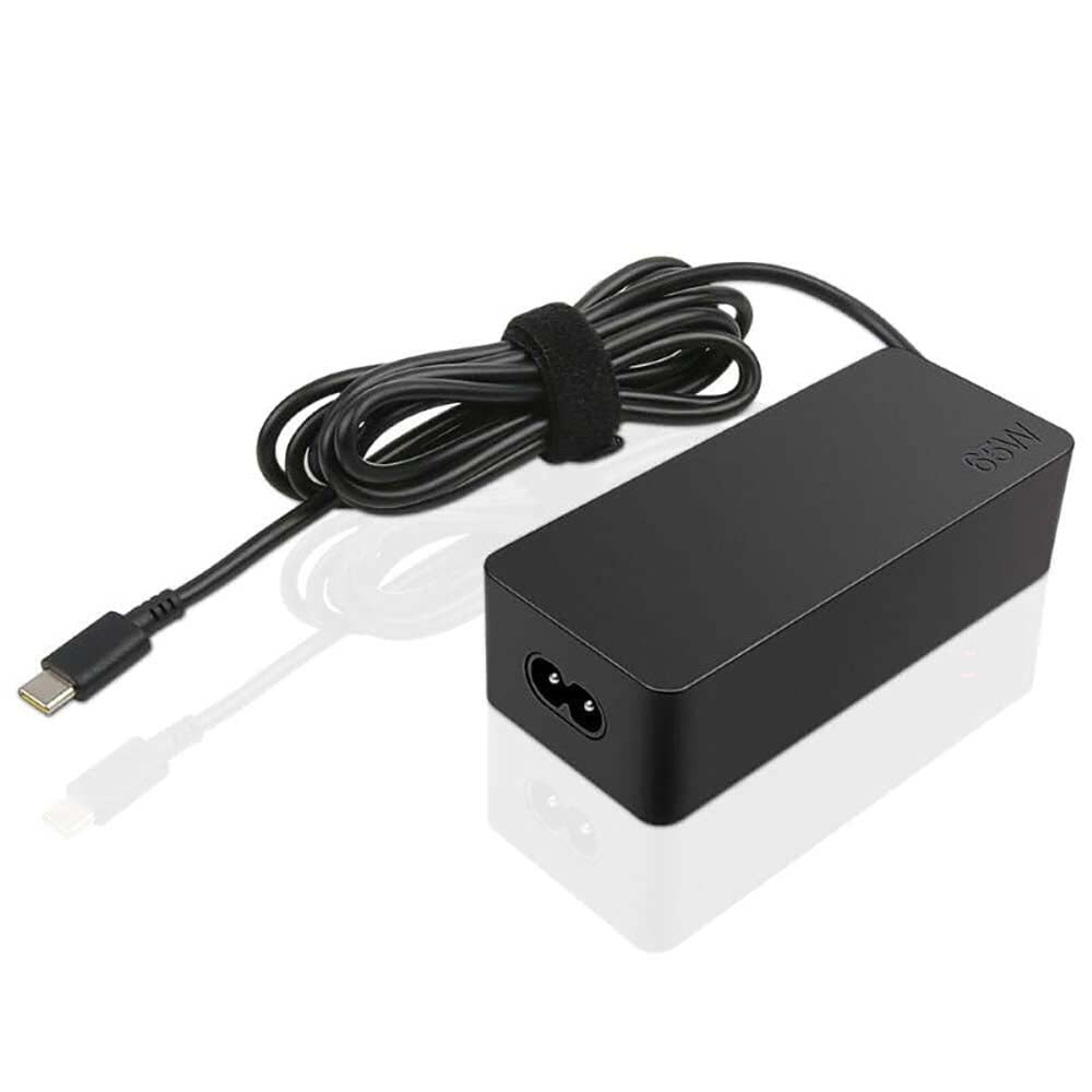 Side view of Lenovo charger with ventilation slots