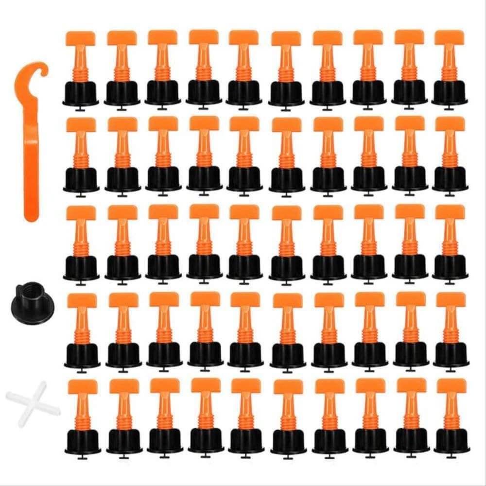 50Pcs Reusable Tiles Leveler Spacers Tile Leveling System - The Shopsite