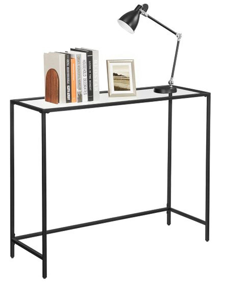 Tempered Glass Sofa Table by VASAGLE - Console Table