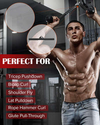 Thumbnail for Fitness Pulley Cable System Biceps Triceps Home Gym Strength Training - The Shopsite