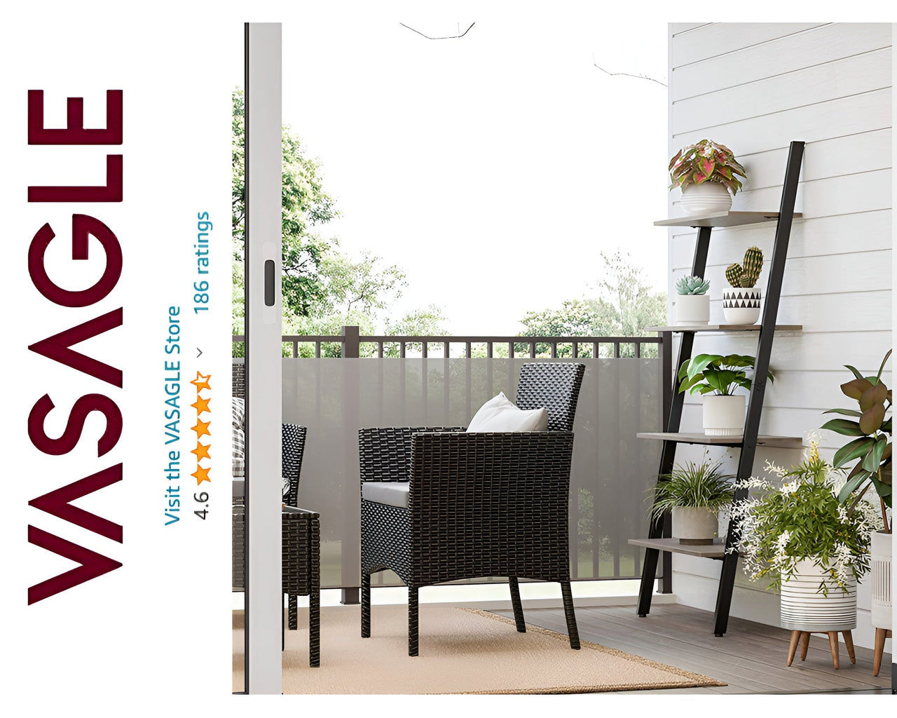 Assembly kit for display ladder shelf