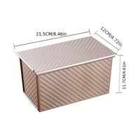 Thumbnail for Loaf Pan with Lid Household Loaf Pan Baking Bread Pan Copper