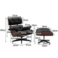 Thumbnail for Replica Eames Chair with Ottoman - The Shopsite
