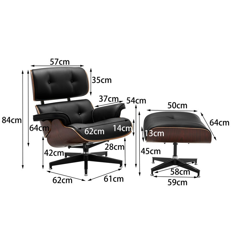 Classic lounge chair set