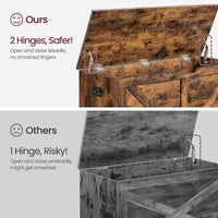 Thumbnail for Vasagle Farmhouse Style Storage Bench