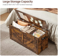 Thumbnail for Vasagle Farmhouse Style Storage Bench