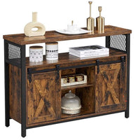 Thumbnail for Kitchen storage cabinet rustic brown front view