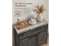 Thumbnail for VASAGLE Kitchen Cabinet, 2 Sliding Doors, Storage