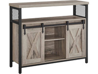 Thumbnail for VASAGLE Kitchen Cabinet, 2 Sliding Doors, Storage