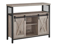 Thumbnail for VASAGLE Kitchen Cabinet, 2 Sliding Doors, Storage