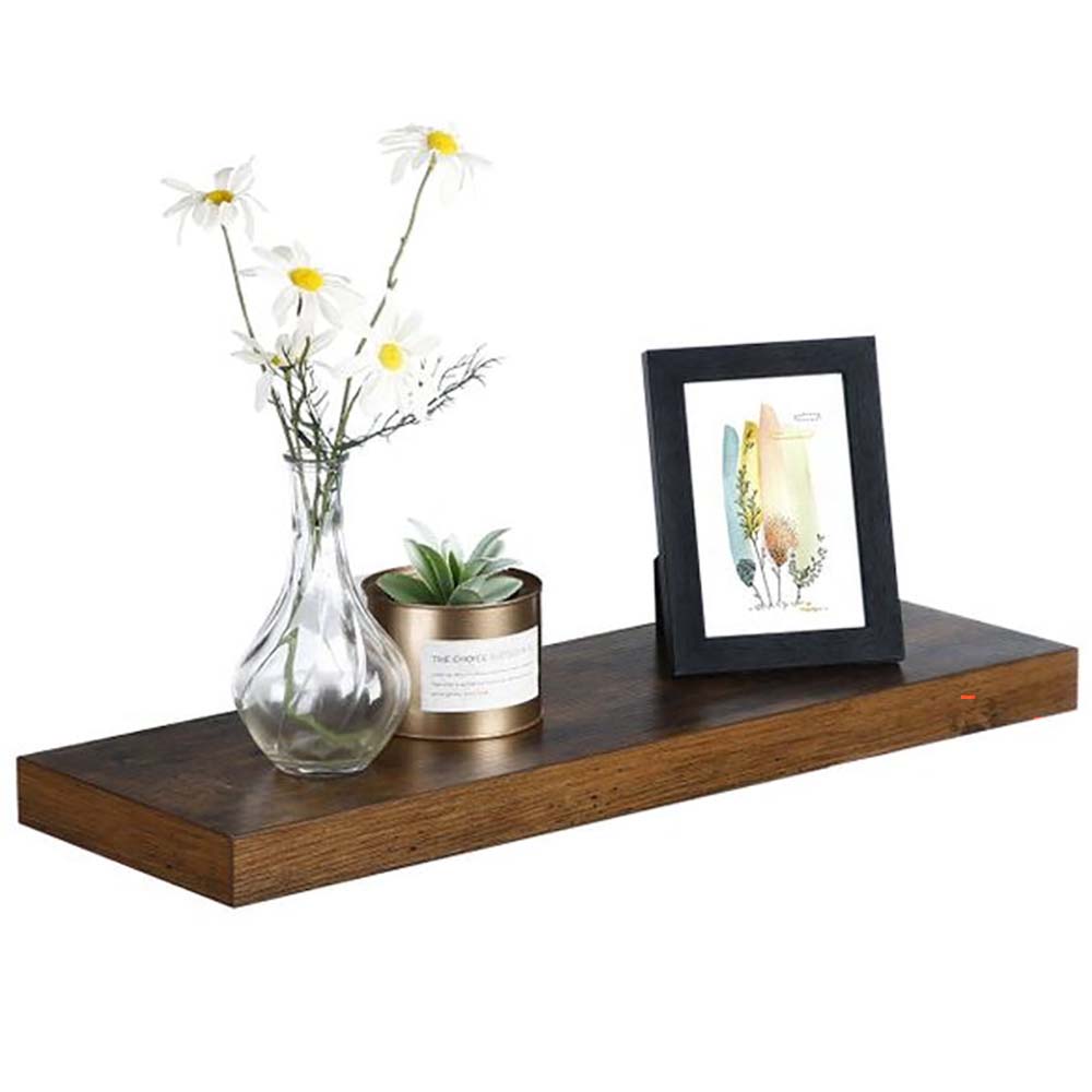 Shelf with sturdy iron brackets