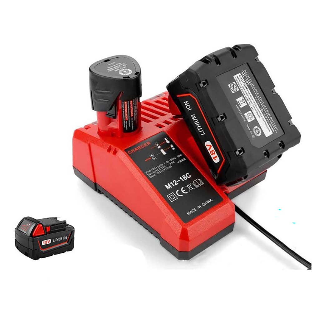Battery charger with compact design