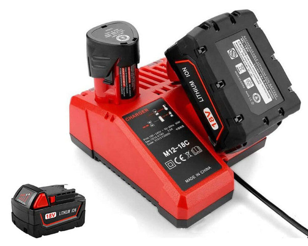Milwaukee battery charger user manual included