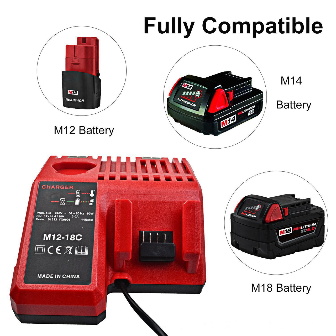 Milwaukee M18 Battery Charger + battery